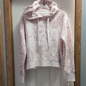 Calvin Klein Light Pink Patterned Hoodie